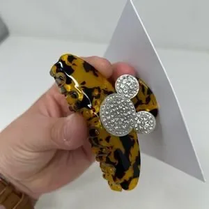 Disney x BaubleBar Black Rainbow/Tortoise Shell/Pink Mickey Mouse Hair Clips Hold It Right There with Baublebar Hair Clips - Hair  main image 2